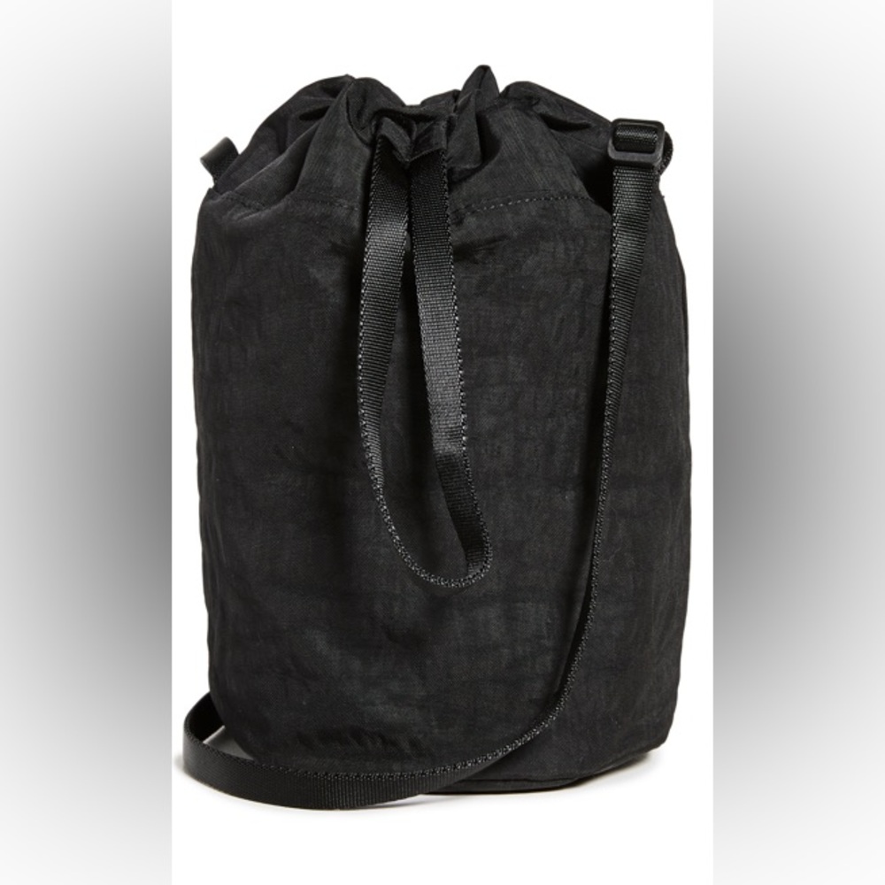 Baggu Medium Nylon Bucket Bag | Black - Picture 3 of 4